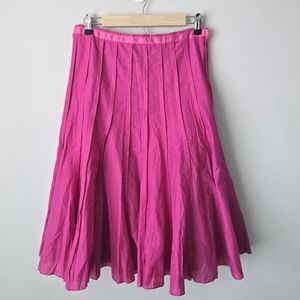 Y2K Pleated Midi Pink Purple Fairy Punk Skirt